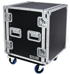 Rack Dimmer Flight case 12U.  2xActor 625 RCD IN+REST Power 400A, OUT  12x CEE32A.