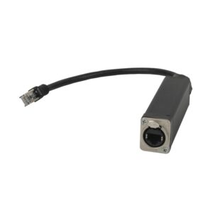 Adaptador RJ45 CAT6A/7 de Ethernet a Ethercon. 20cm