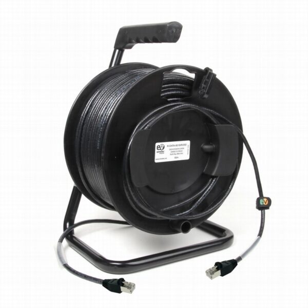 Carrete RJ45 CAT 6A S/FTP 4x2x23AWG. CU Rígido. NE. 100m