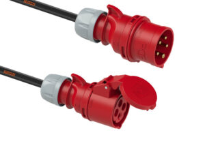 Adaptador Macho CEE 32A 5P a 1x Hembra CEE 16A 4P. 2m