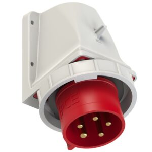 PCE Macho CEE zócalo 70×70. 32A 5P-6h. 400V. IP67.