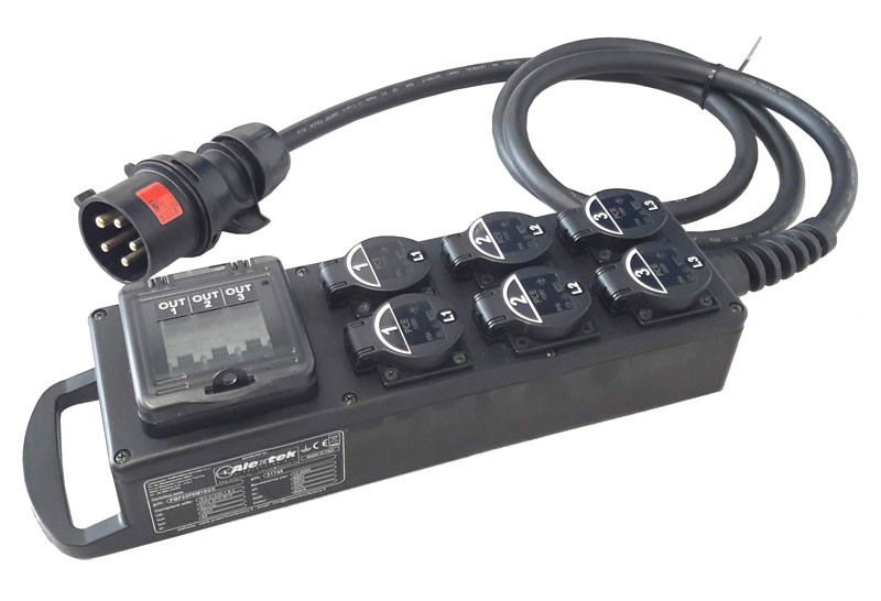 ABOX32A. BQ. IN:32A5P. OUT: 6xSCH. 3xMTD. 2m.