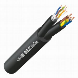 Cable de Network Cat.6 SF/UTP 250MHz + Power 3×2,50mm² PVC Flexible. Ø Exterior 21,50mm.