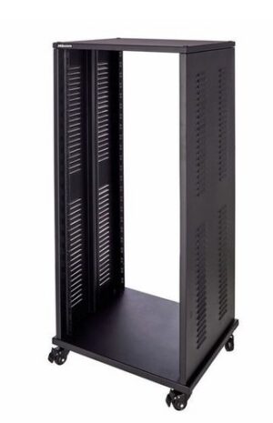 Rack profesional 19″ para estudio de 24u.