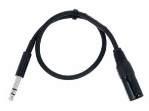 Cable de audio balanceado, XLR macho de 3 pines a jack TRS de 6,3 mm macho (estéreo/balanceado)