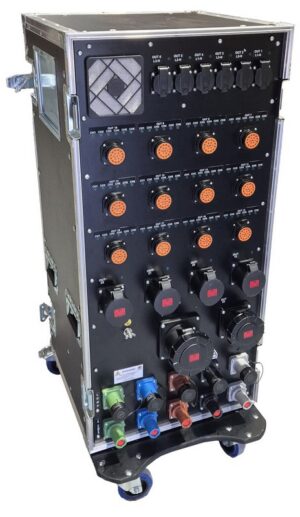PBOX 400A. RC24U. IN: 480A5P+LOOP. OUT: 12xSSX, 1x125A5P, 1x63A5P, 4x32A5P, 6xSCH. LCD. VOLT. Alquiler día