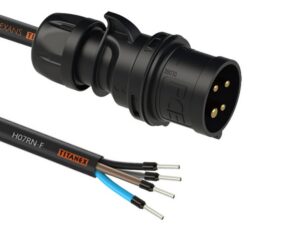 Adaptador Macho CEE 16A4P a puntas libres. 4G1,5. 1,5m.
